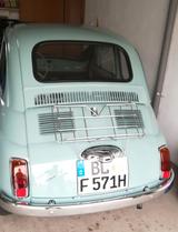 Fiat 500F Oldtimer, Rundtacho, eisblau - Fiat aus 1971