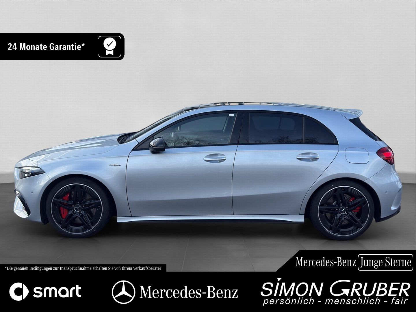 Fahrzeugabbildung Mercedes-Benz A 45 S 4M AMG Night Pano Burm HUD MBeam 360 Memo