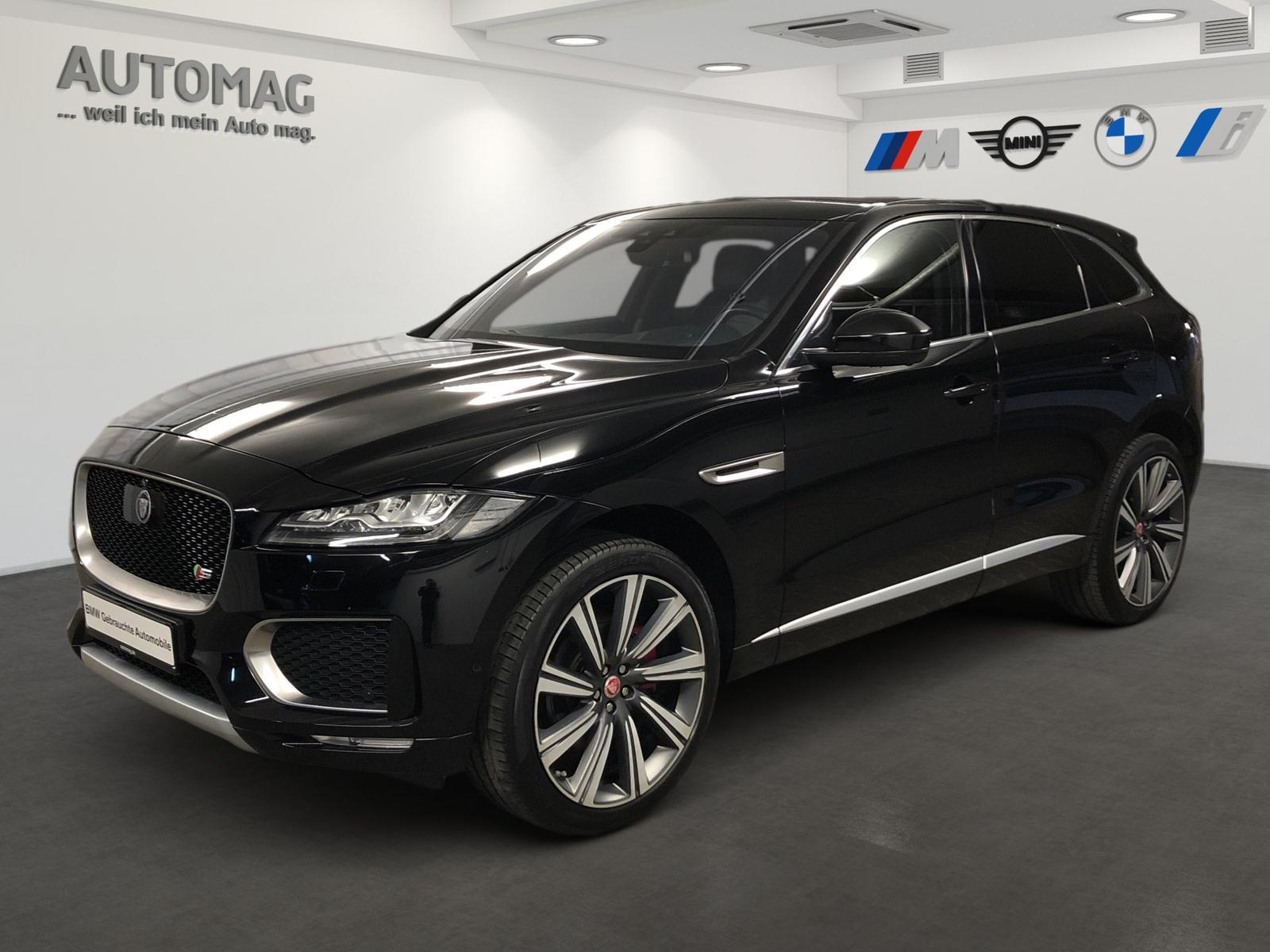 Jaguar F-Pace Panoramadach*HeadUp*360°Kamera*ACC*el.Sit