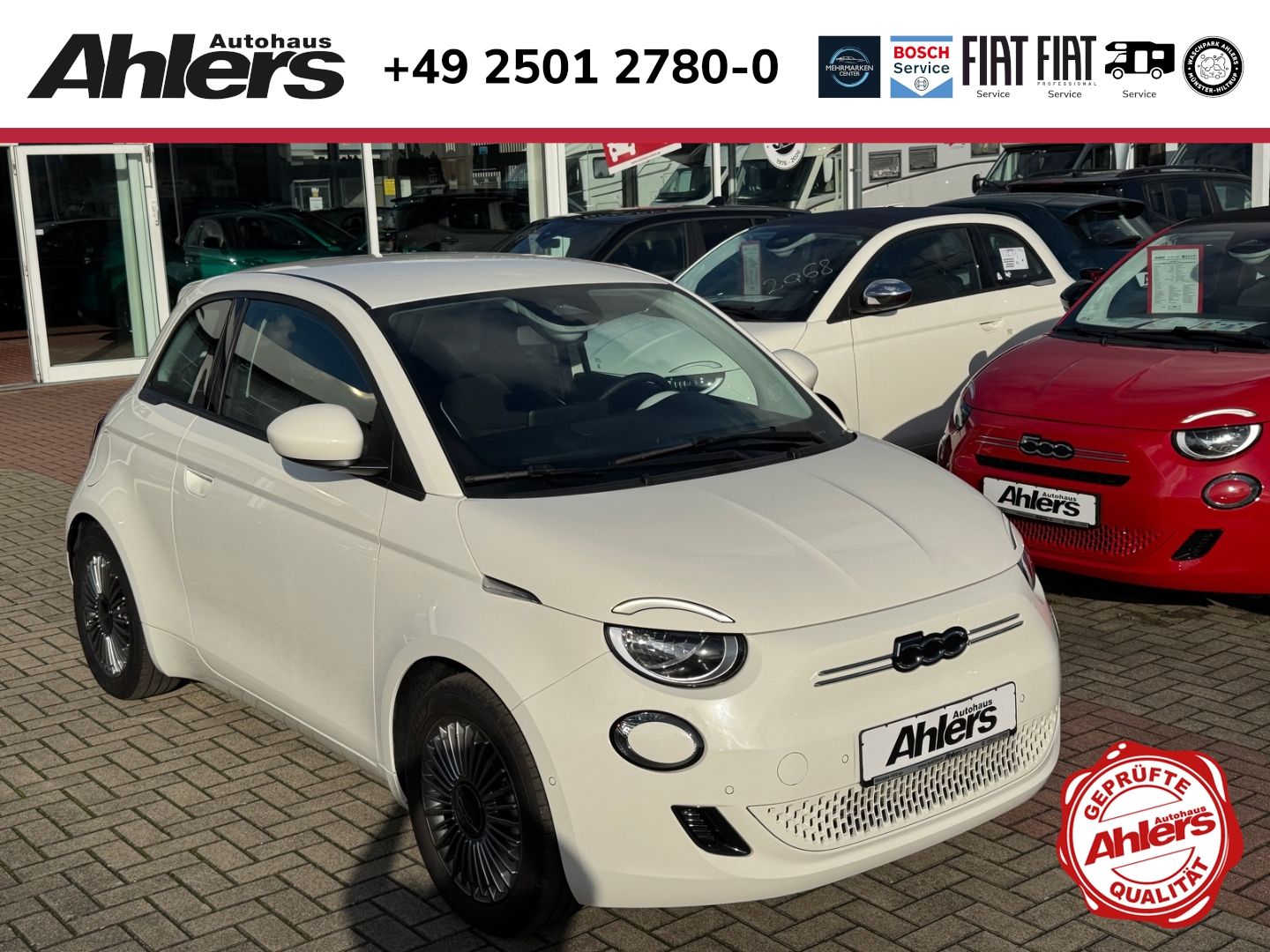Fiat 500e +KAMERA+SITZHEIZUNG+CARPLAY+TOTWINKEL+PDC+K