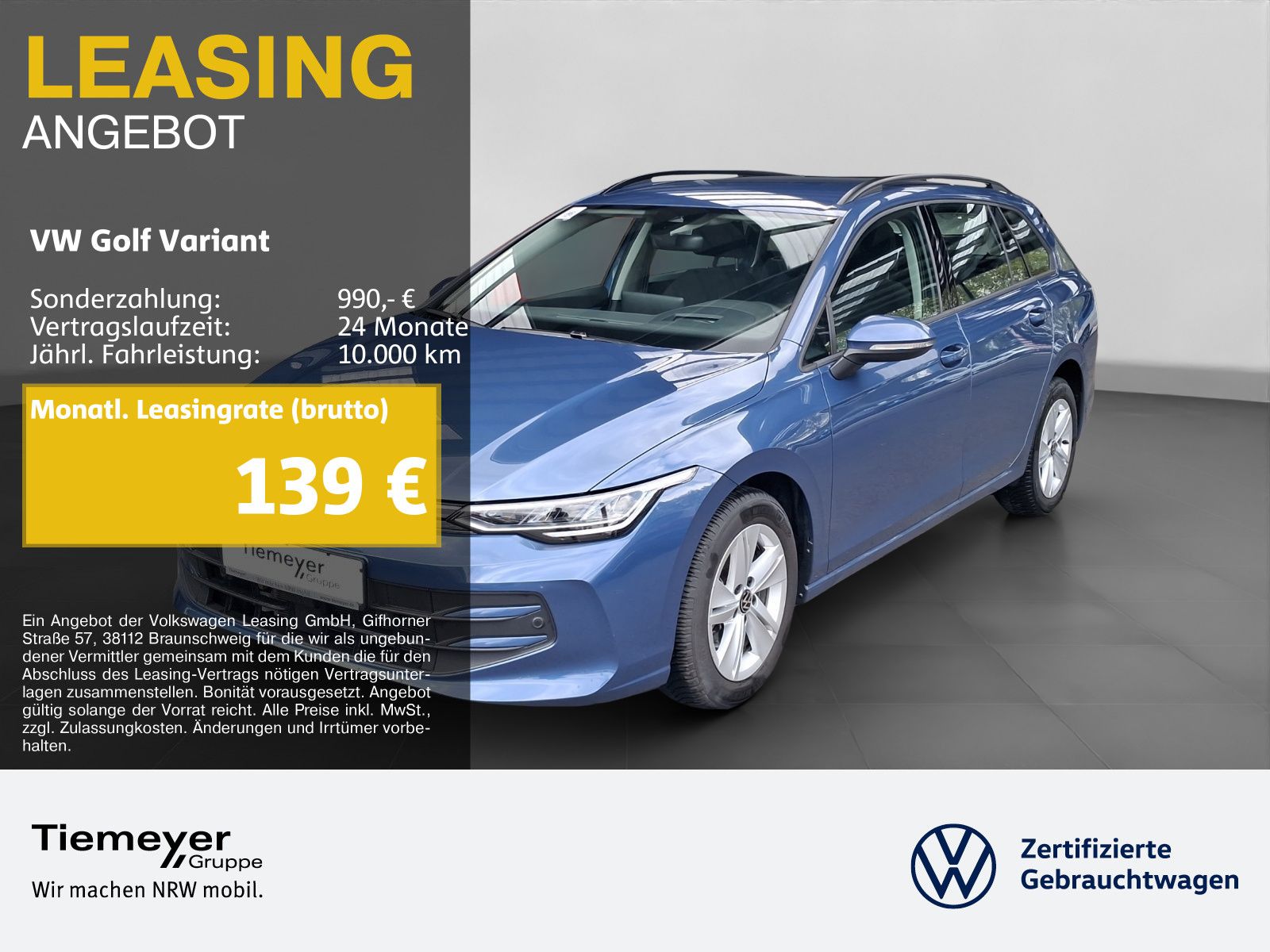 Volkswagen Golf Variant 1.5 TSI LIFE ST.HEIZ NAVI KAMERA LE