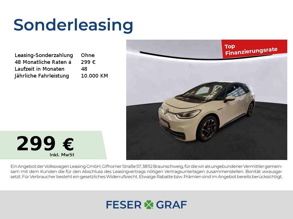 Volkswagen ID.3 Pro Business 107kW 62kWh Kamera Navi Matrix
