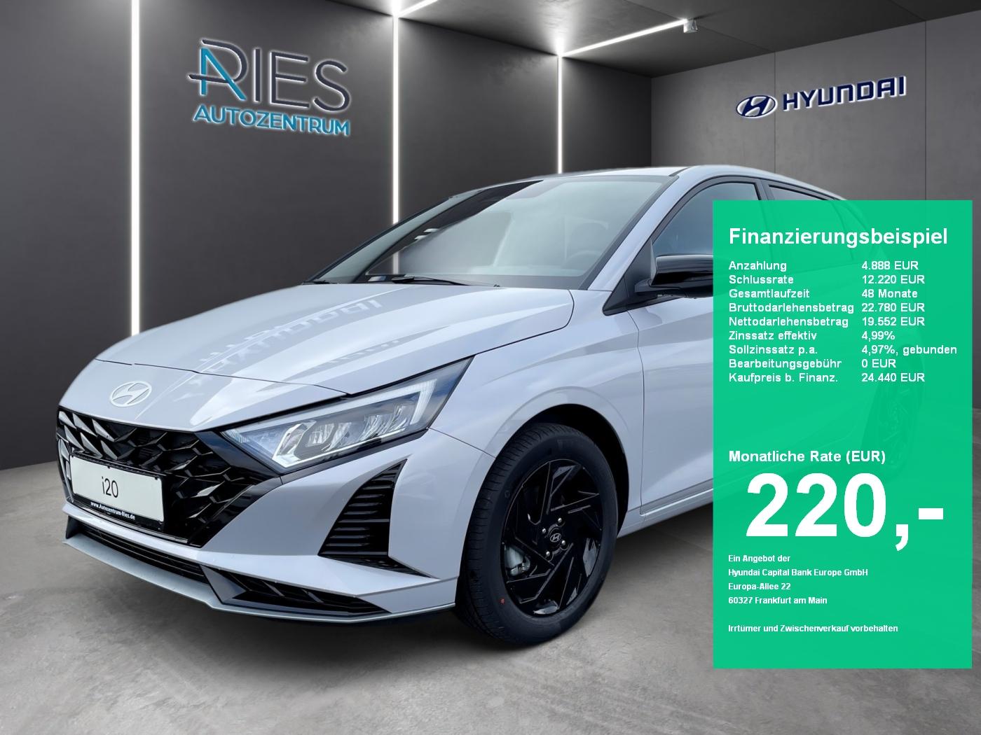 Hyundai i20 FL 1.0 T-GDI Blackline LED*Navi*SHZ*Kam.