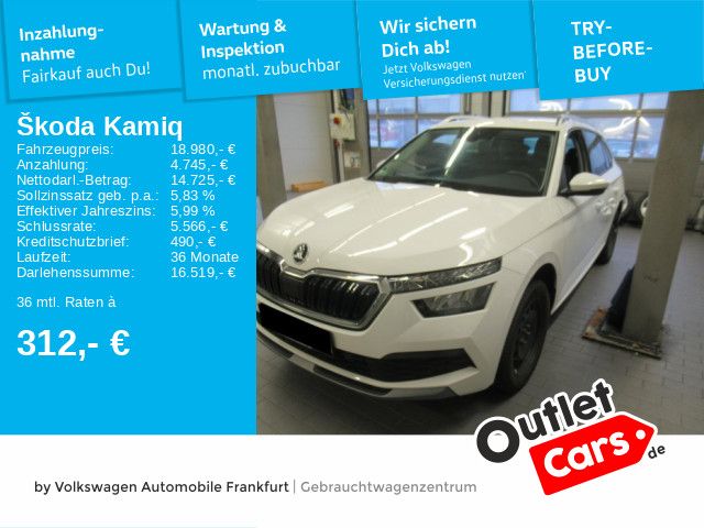 Skoda Kamiq 1.0 TSI DSG Ambition 17"Alu Tempomat Kamiq