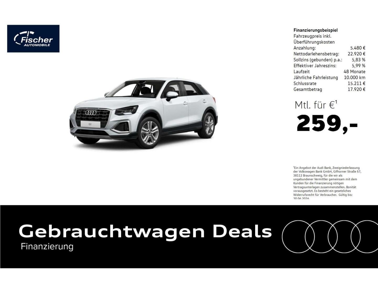 Audi Q2 35 TDI Advanced NAV/RFK/SH/LED/DAB*/VIRTUAL