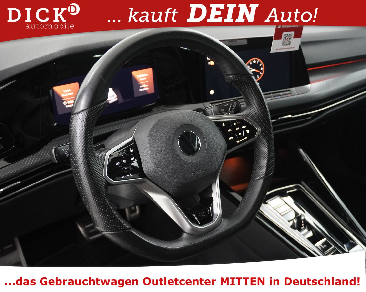 Fahrzeugabbildung Volkswagen Golf VIII Va 2.0 TSI 2X R-Line NAVI+LED+SHZ+KAM+