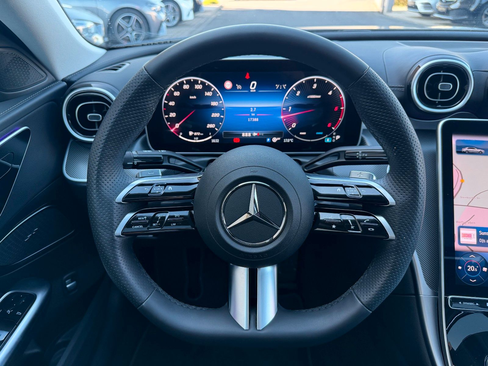 Fahrzeugabbildung Mercedes-Benz C 220d AMG+AHK+ESD+Night+TotW+RKamera