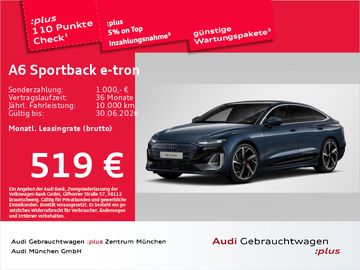 Audi Leasingangebot: Audi A6 Sportback e-tron S line Pano/Luftfed/21"Zoll/