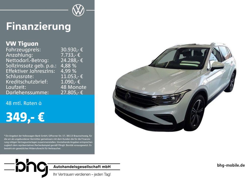 Volkswagen Tiguan 1.5 TSI OPF Life Navi connect PanoDach LE