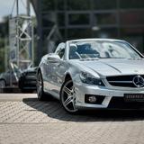 Mercedes-Benz SL 63 AMG ROASTER/MULTIKONTUR/SITZKLIM/AIRSRAF/K - silberne Mercedes-Benz SL 63 AMG