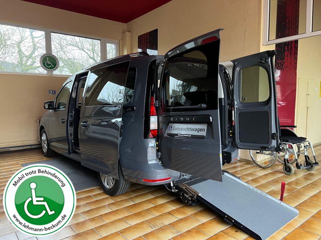 Volkswagen Caddy Maxi Autom. Rollstuhlrampe Navi digCo Alu