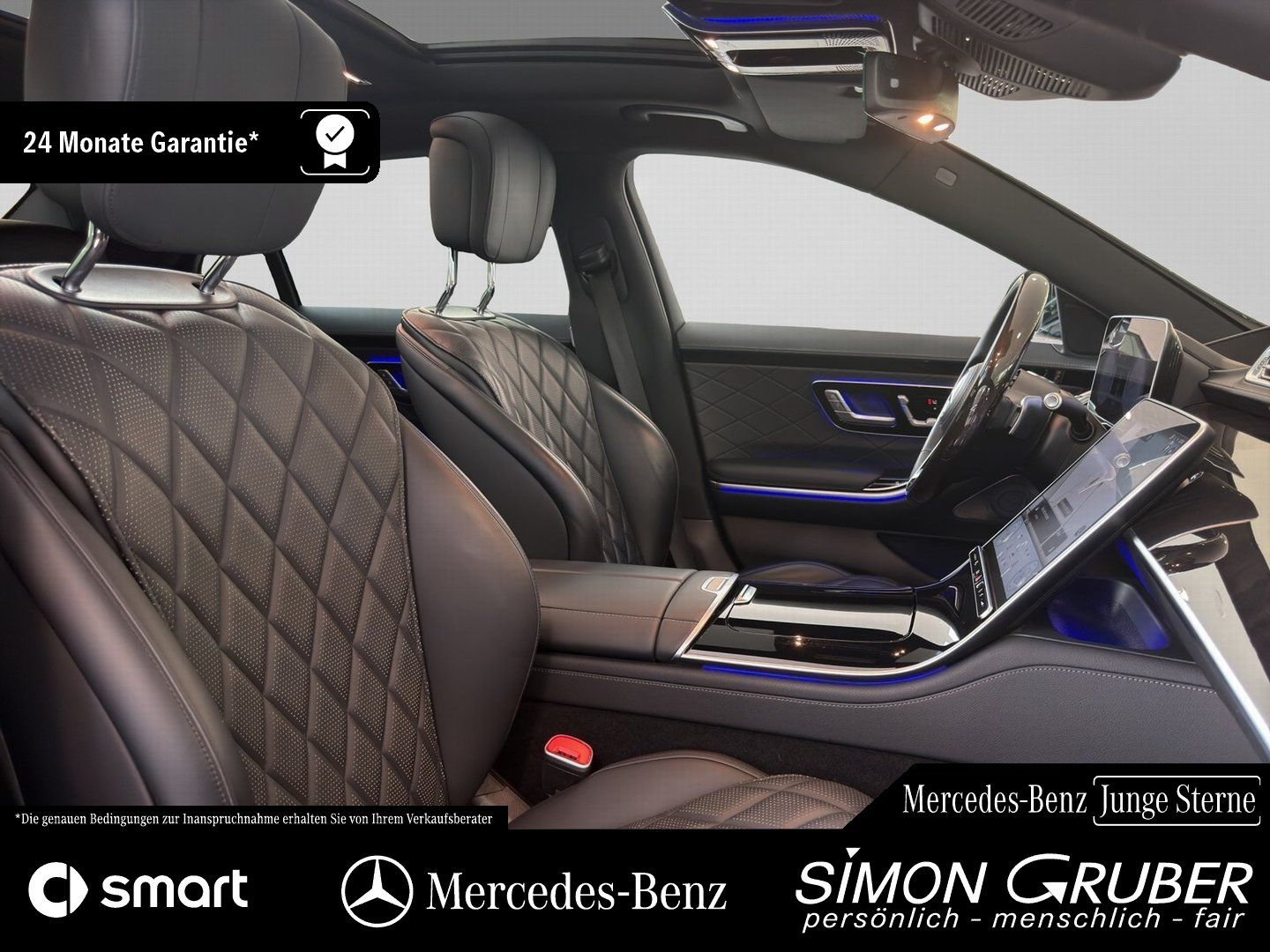 Fahrzeugabbildung Mercedes-Benz S 450 4M lang Pano Burm TV Nappa HUD Digital AHK