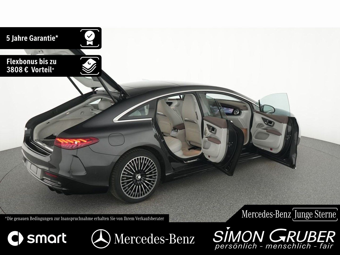 Fahrzeugabbildung Mercedes-Benz EQS 450+ AMG Pano Hyperscreen Burm Mod 25 118kw