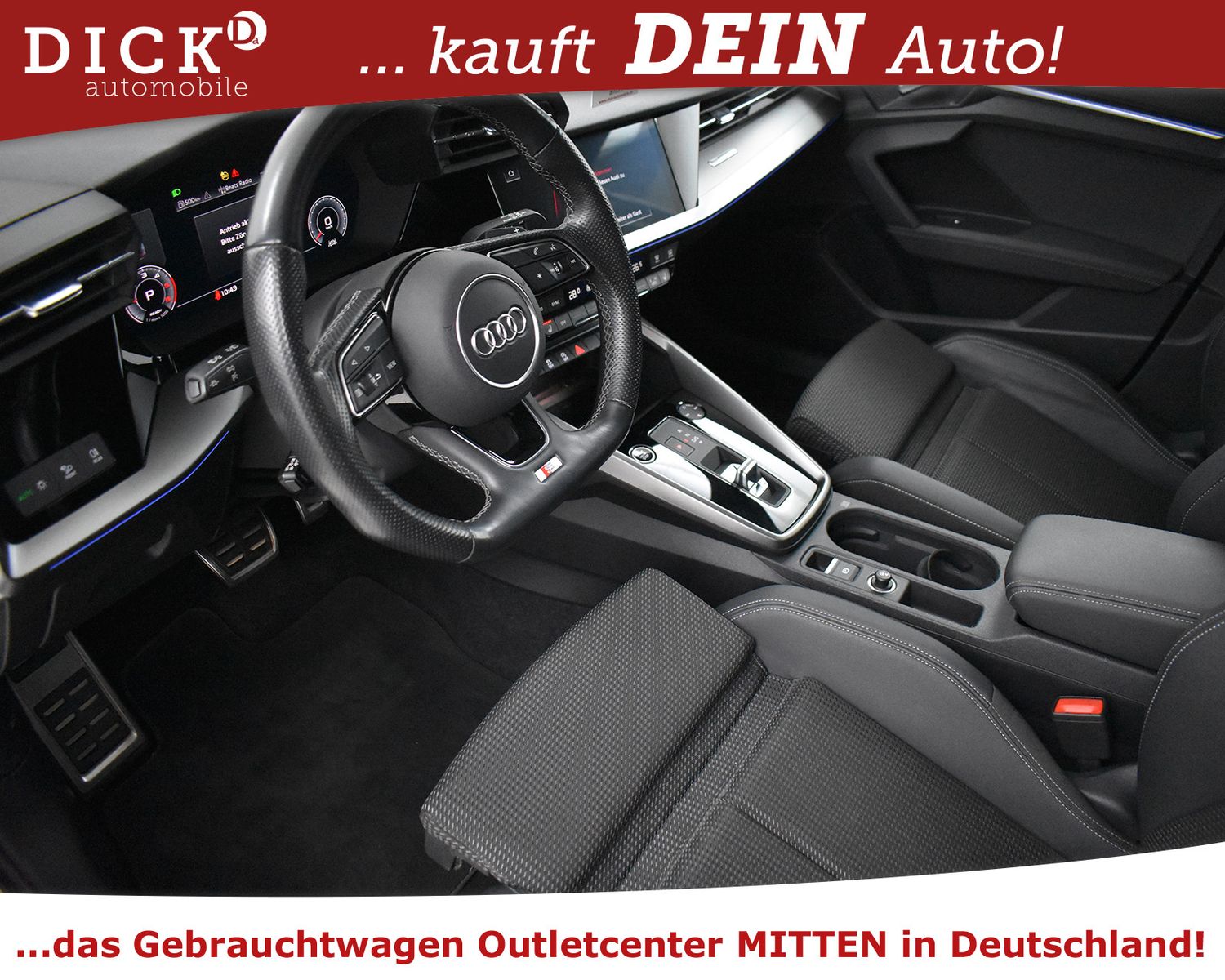 AUDI A3 SB 35d 2X S LINE SPORT+VIRTU+LEDER+NAV+LED+18 - Image 11