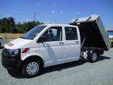 Volkswagen T5 Doka Kipper 3-Seitenkipper Klima nur 94 Tkm - Volkswagen T5: Doka