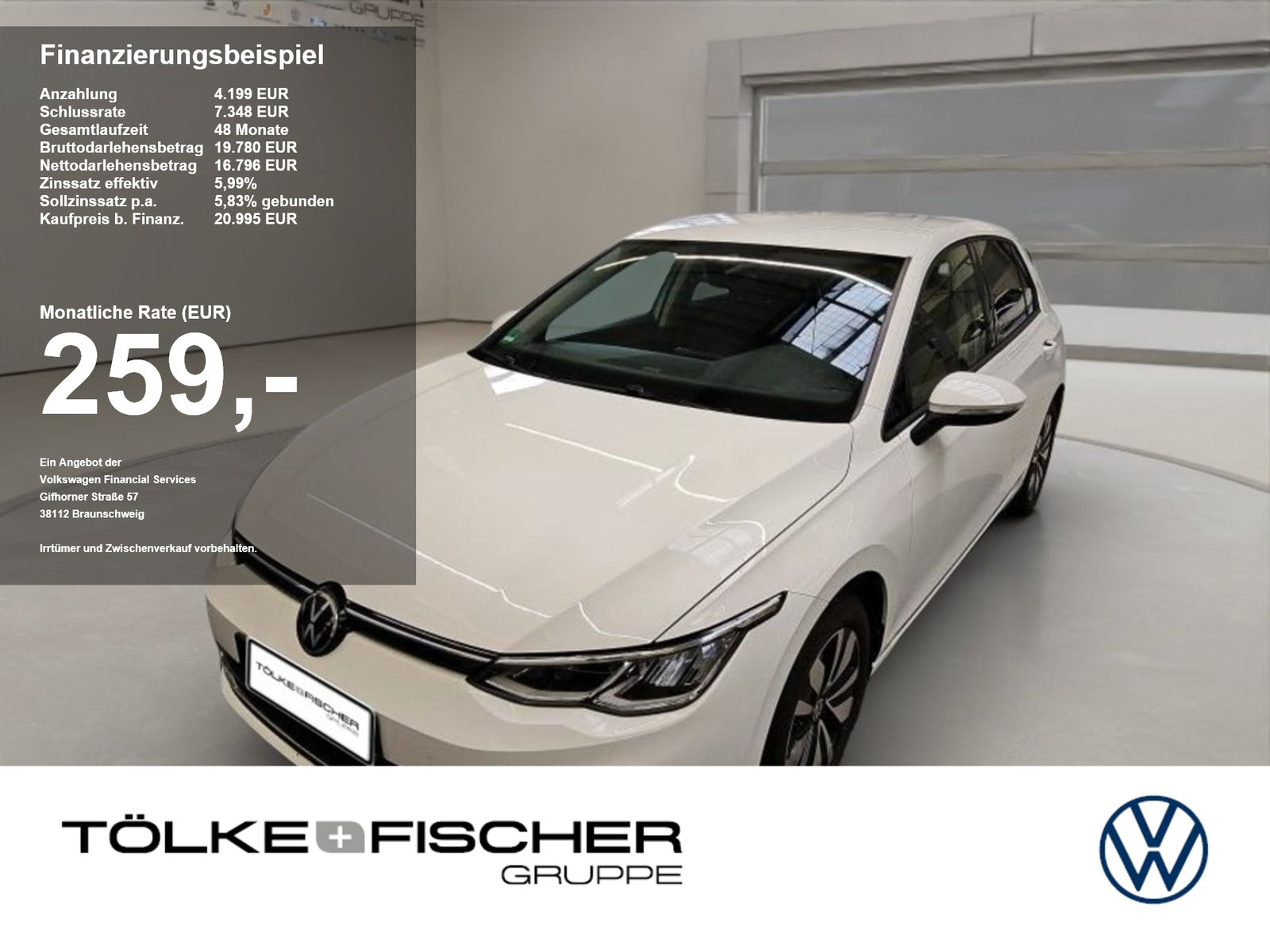 Volkswagen Golf VIII 1.5 TSI Move ACC Navi Virtual DynLicht