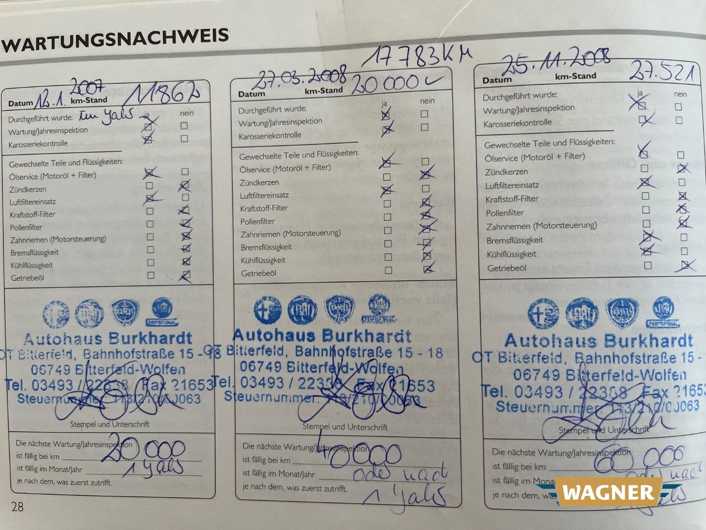 Fahrzeugabbildung Fiat Stilo 1.4 Active Klimaanlage TÜV 09/2025