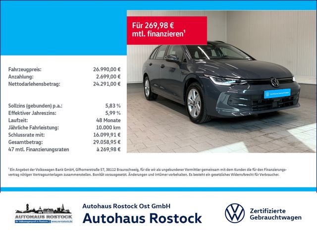 Golf VIII Variant Life 1.5 eTSI DSG NAVI LED ACC