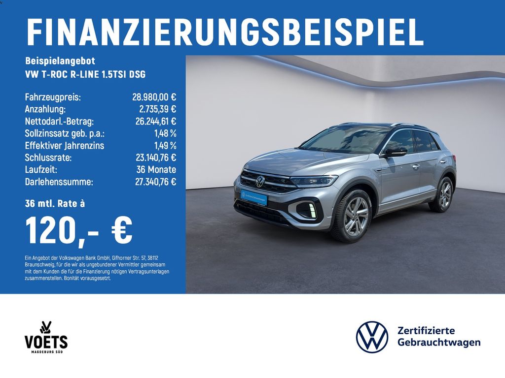 T-ROC R-LINE 1.5TSI DSG LED PLUS+NAVI+AHK+KAMERA