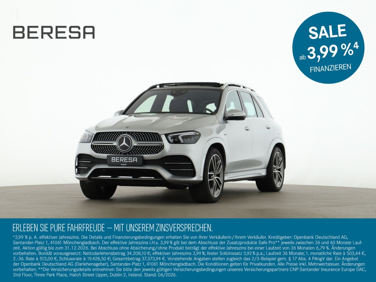 MERCEDES-BENZ GLE 350 de 4M AMG Pano AHK HUD Airmatic 22 Zoll