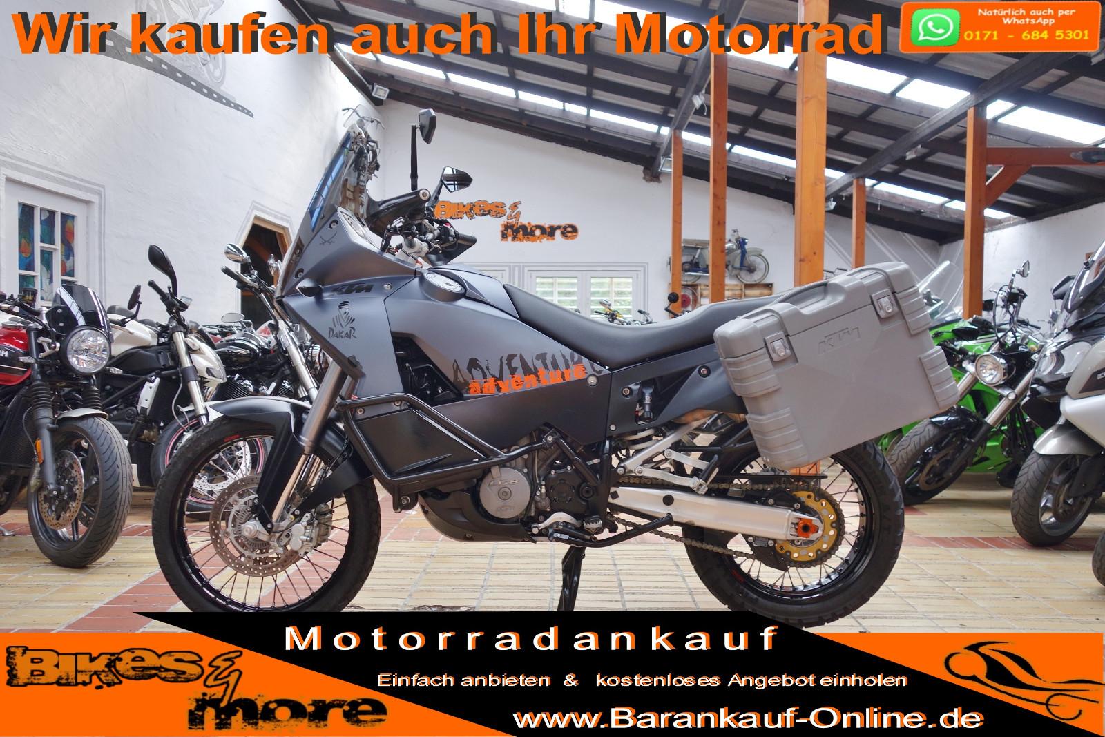 KTM 990 Adventure EFI ABS+KTM-Koffer+WP+Akrapovic+