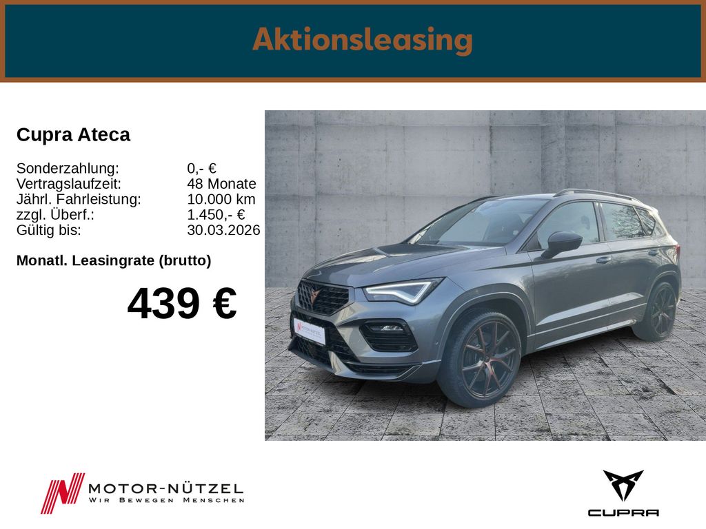 Ateca VZ 300PS/ SHZ/ el. Heckkl./ ACC/ NAVI/ LED