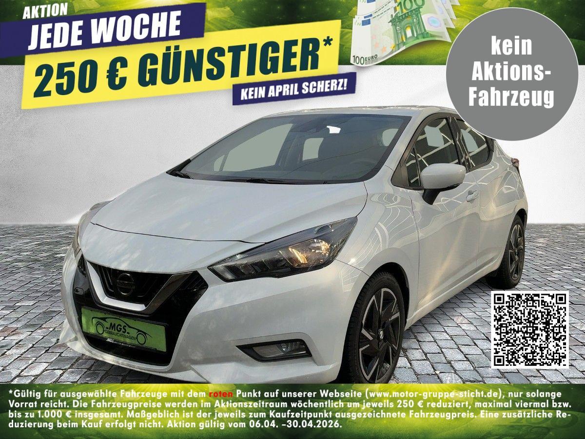 Nissan Micra 1.0+SPURHALTE+KLIMAAUTOMATIK+EINPARKHILFE