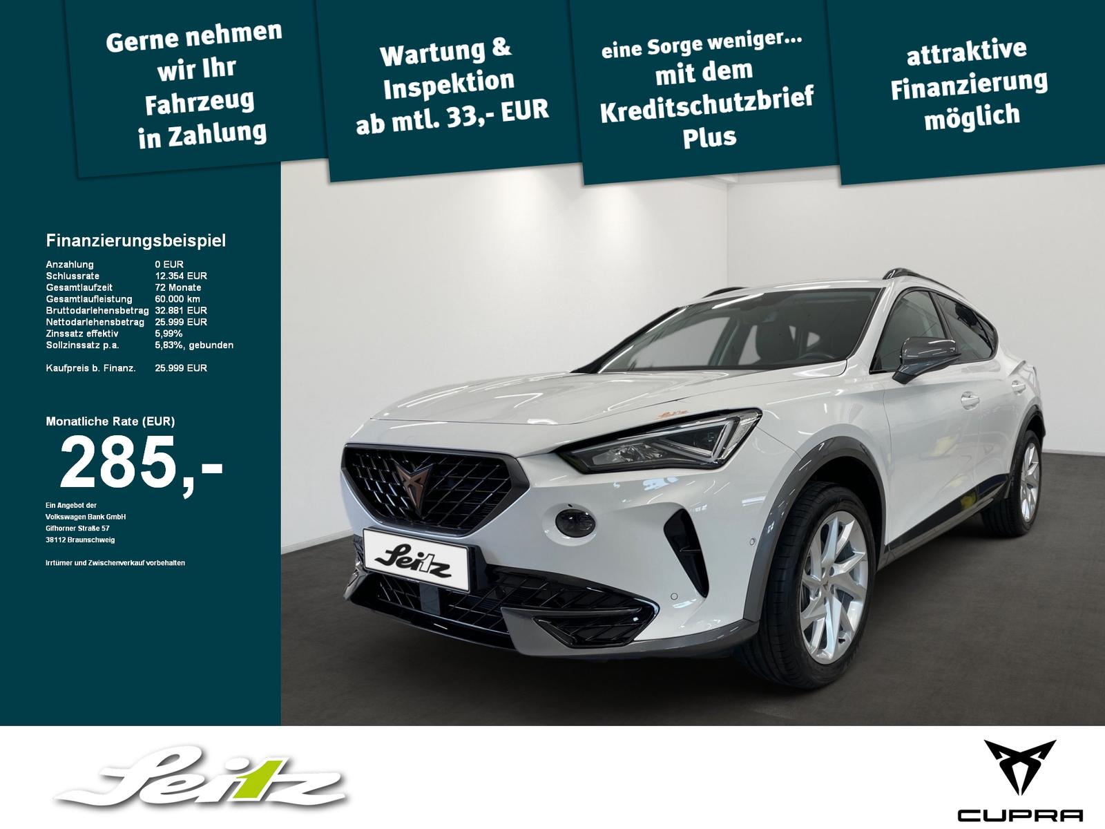 Cupra Formentor 1.5 TSI *LED*PARKSENSOR*SITZHZG*