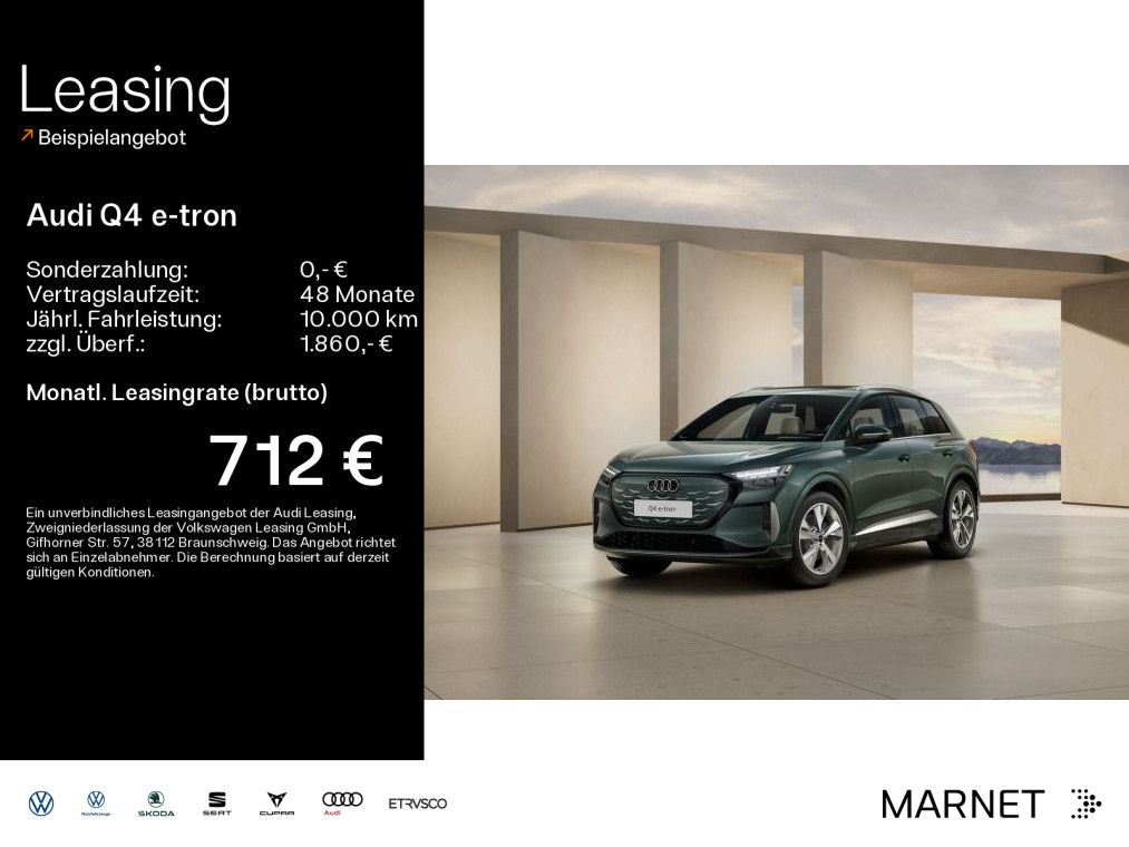 Audi Q4 SUV e-tron quattro performance 250 kW
