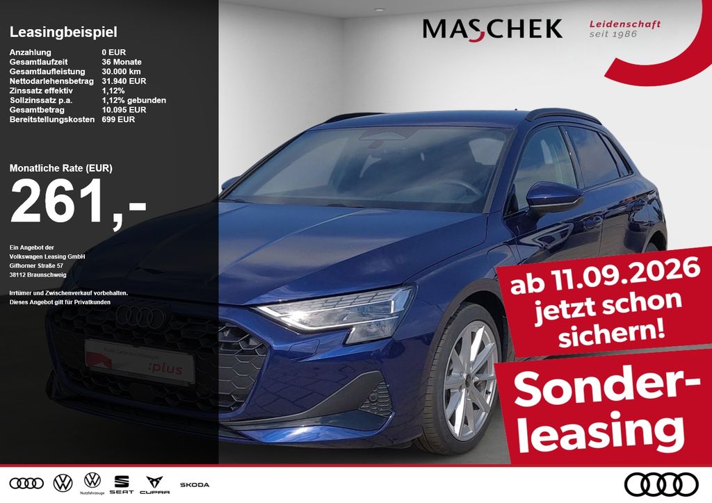Audi A3 Sportback 40 TFSI e AHK Black 5J Garantie R-C