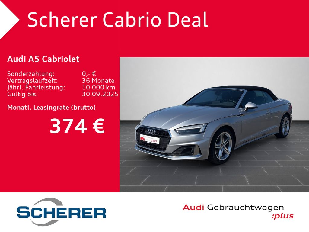 A5 Cabriolet Advanced 35 TDI S tronic MATRIX NAV
