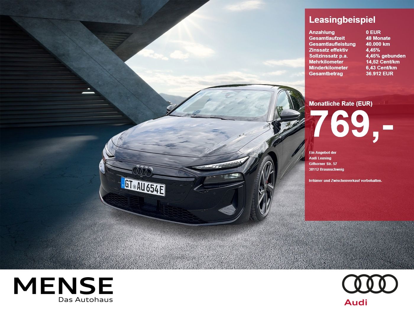 Audi A6 Avant e-tron quattro 315 kW B&O|AHK|HUD|Luft