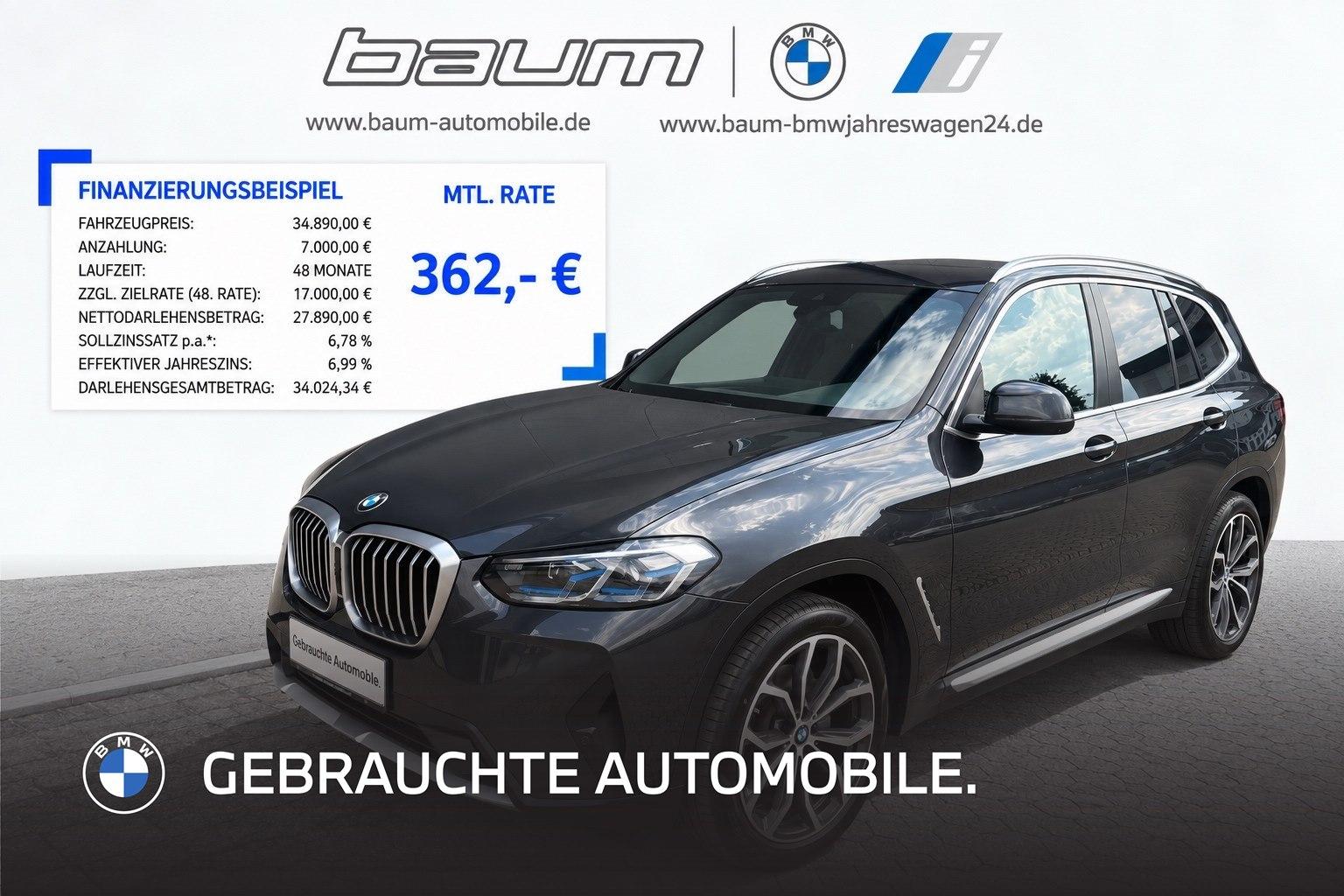BMW X3 xDrive20d ZA Gestiksteuerung DAB WLAN AHK