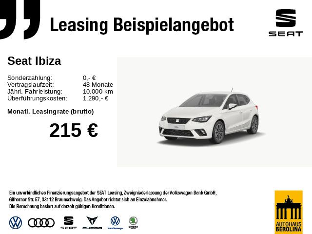 Seat Ibiza 1.0 TSI Style Edition DSG *NAV*ACC*SHZ*