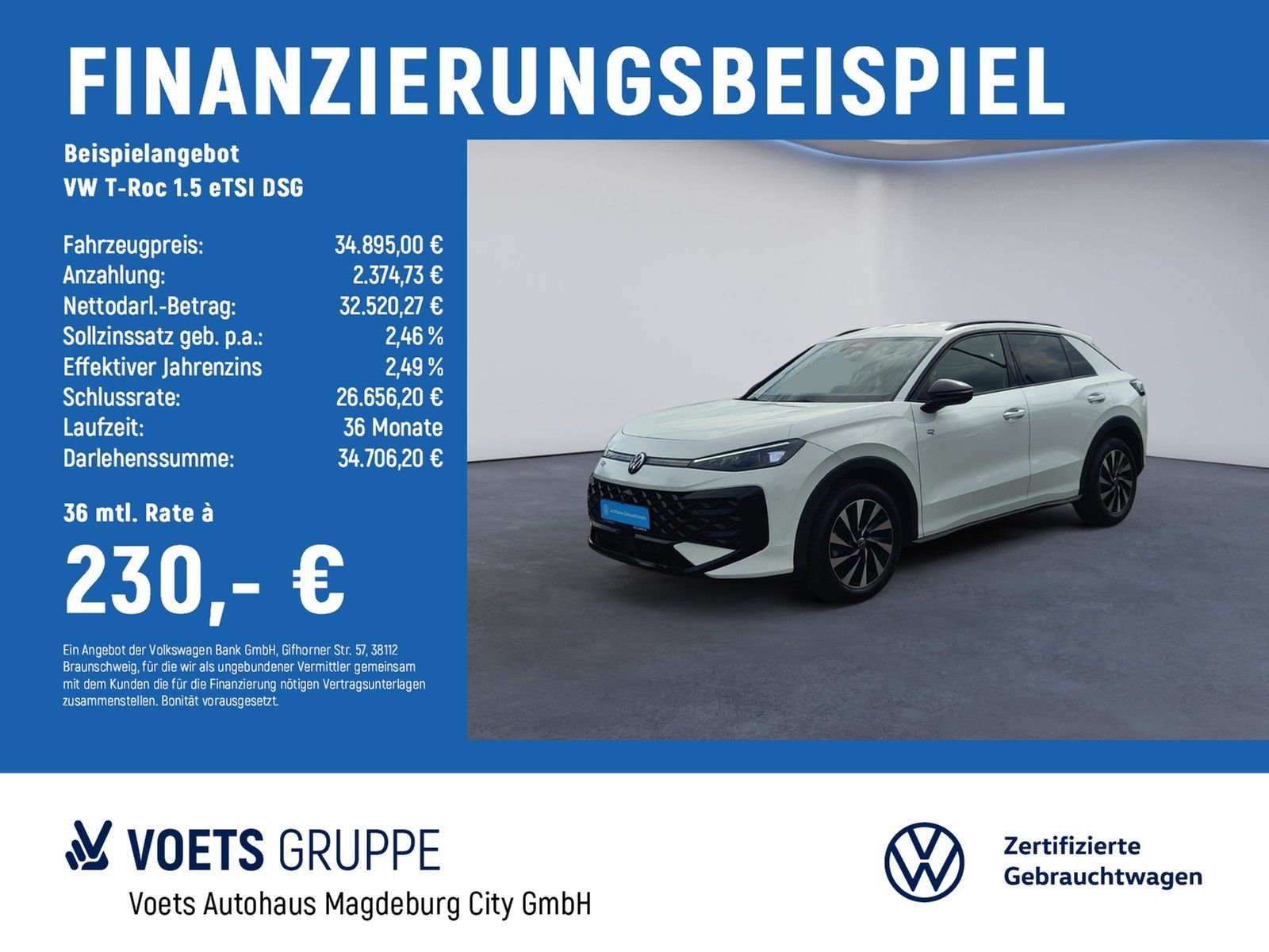 Volkswagen T-Roc 1.5 eTSI  DSG R-Line IQ-LIGHT+NAVI+ACC+HUD