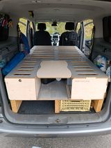 Nissan NV200 mit Campingbox - Nissan NV200 mit Diesel-Antrieb: Navigationssystem, Kleinbus