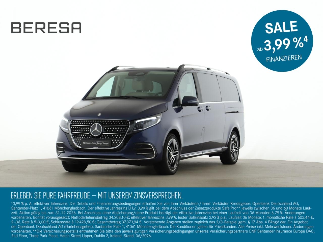 Mercedes-Benz V 300 d Extralang 4M AMG Exclusive Burmester AHK