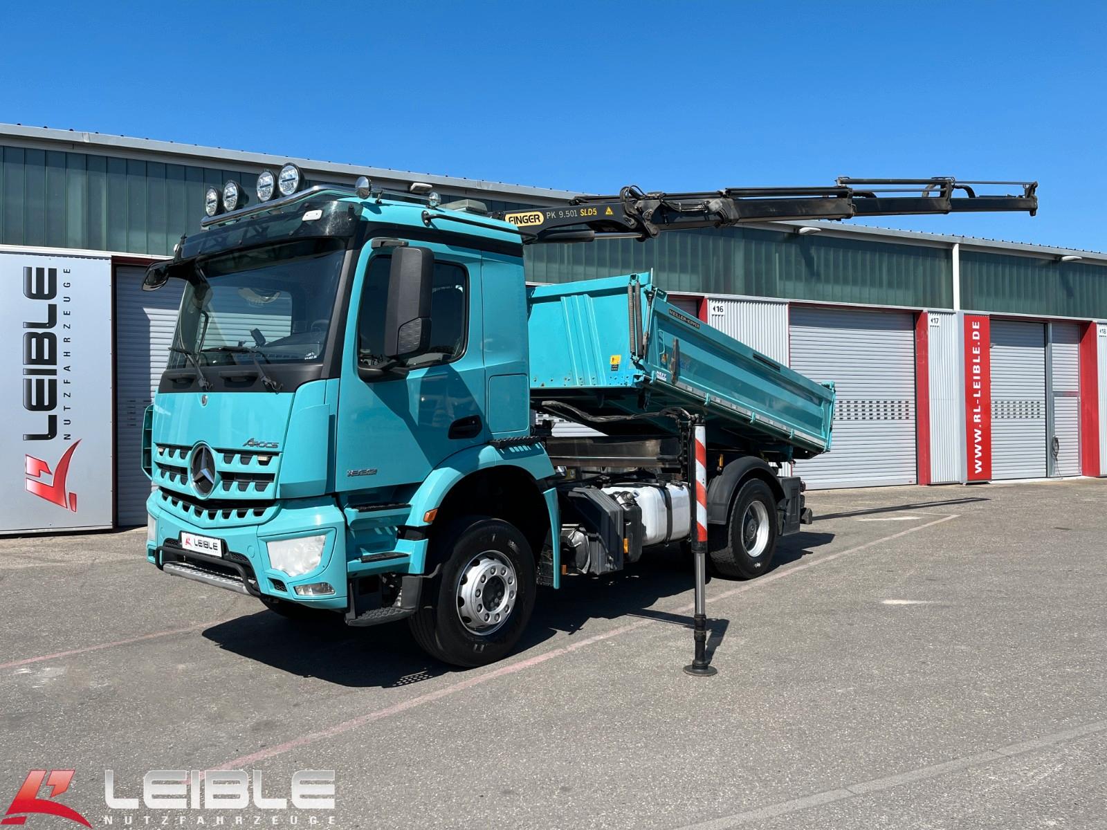 Mercedes-Benz Arocs 1832 Kipper+ Kran Palfinger PK9501*205TKM*