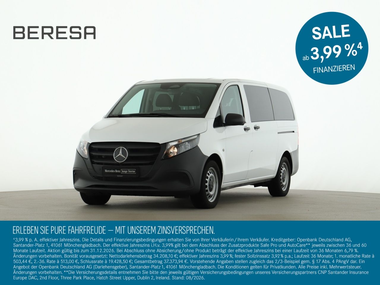 Mercedes-Benz Vito 114 CDI Tourer Lang 9 Sitzer Kamera