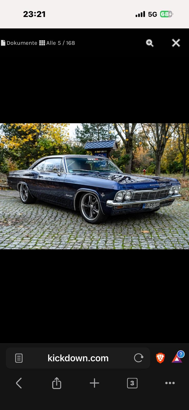 Chevrolet Impala SS 1965 | 6,9L V8 | 431 PS |
