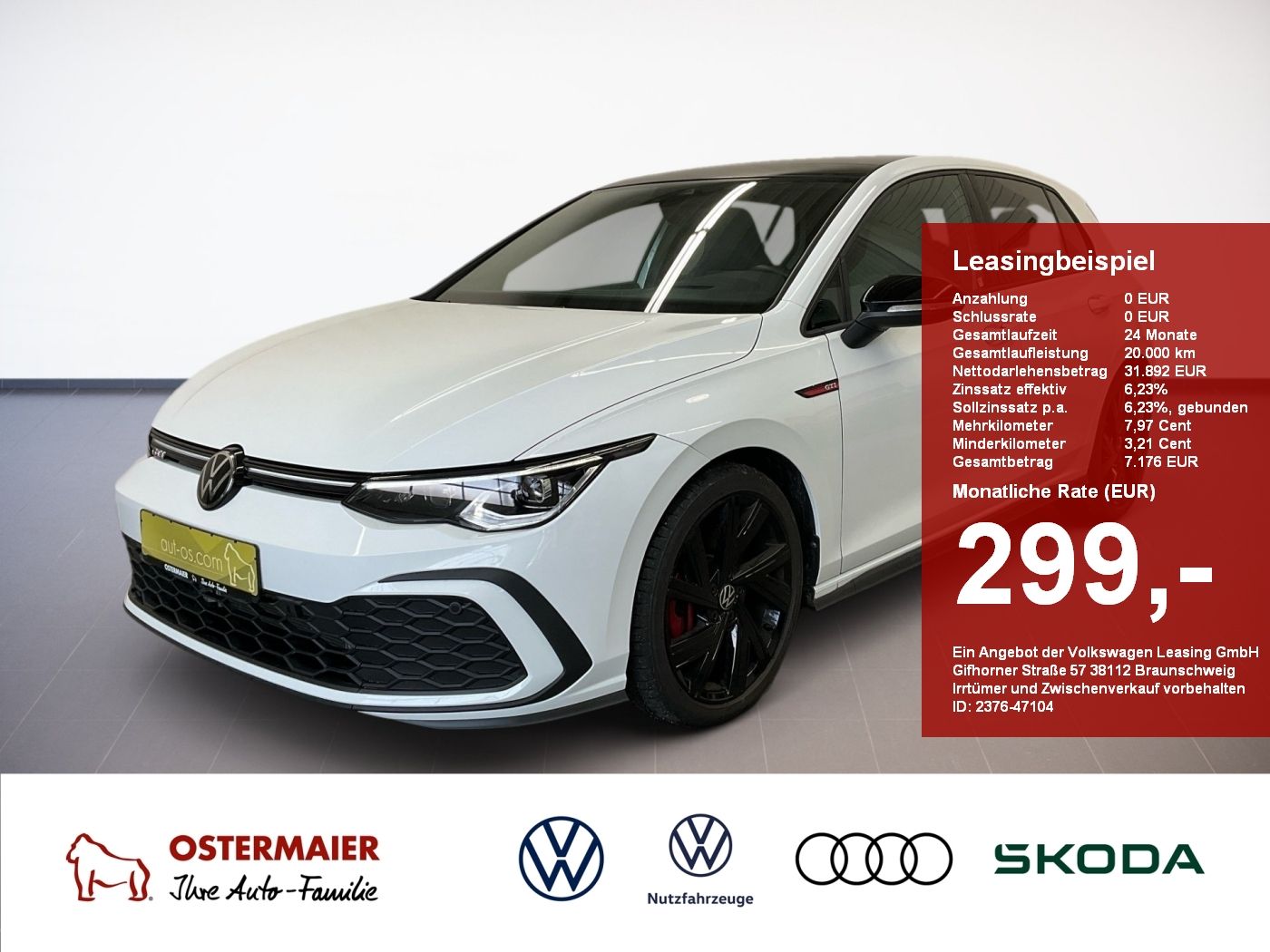 Volkswagen Golf VIII GTI BLACK STYLE 2.0TSI 245PS DSG ACC.K