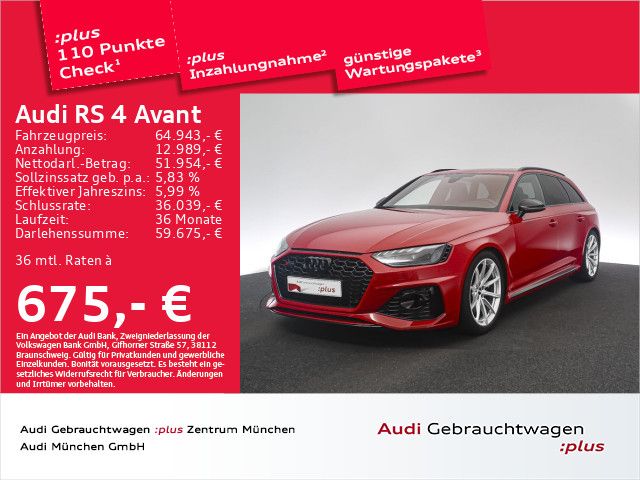 Audi RS4 Avant tiptr. Pano/Matrix/B&O/Sportabgas