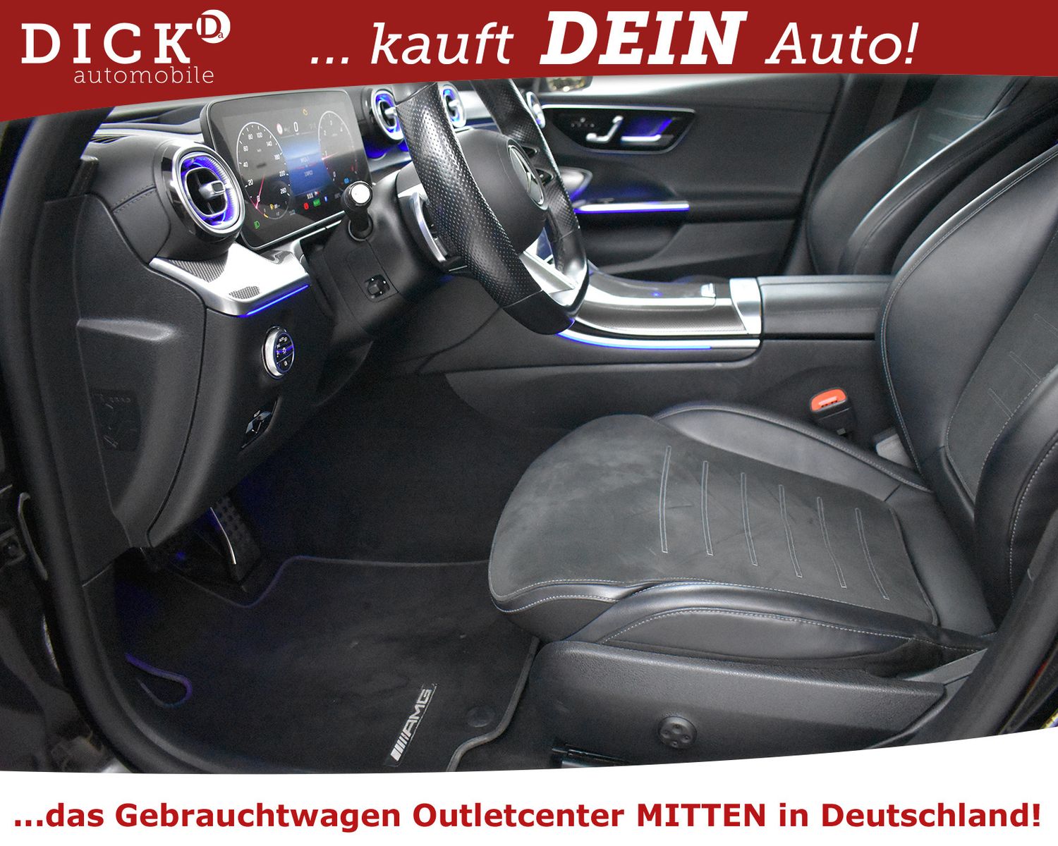 MERCEDES-BENZ C300d T AMG Line PANO+BURMES+360+WIDES+HEAD+AHK+ - Image 10