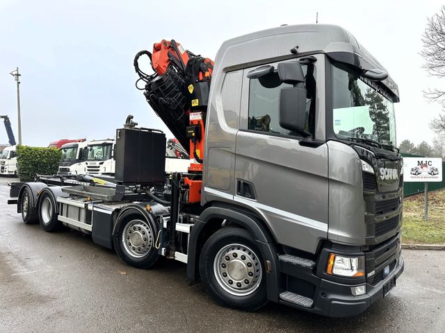 Scania R450 8x2 NGS HOOKLIFT + (33m!) PALFINGER PK29002