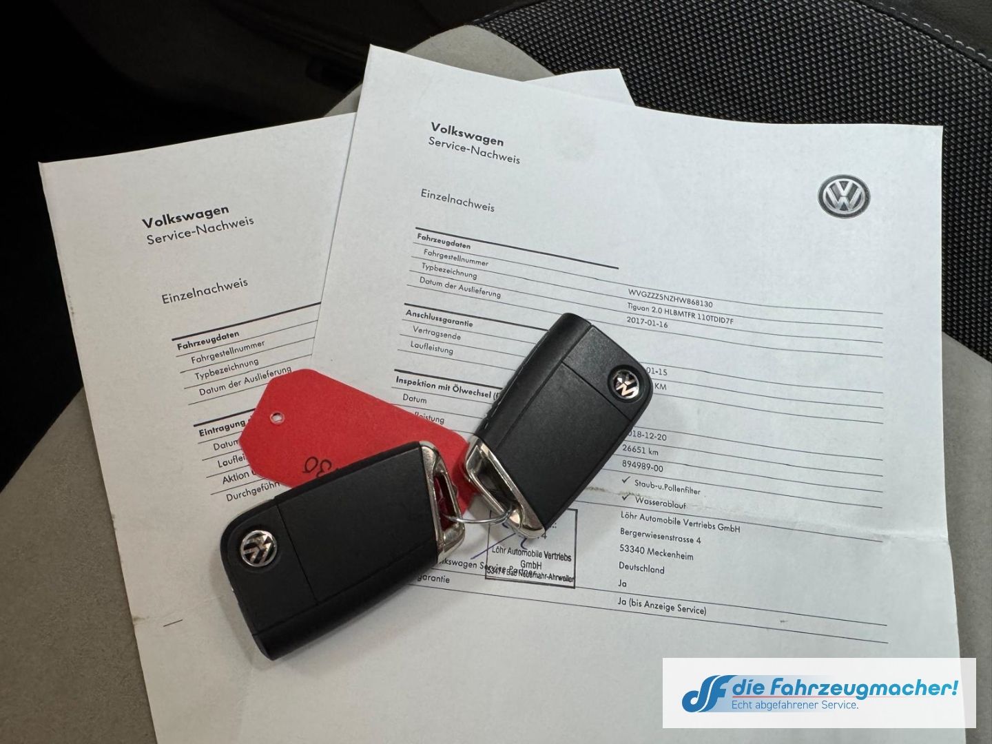 Fahrzeugabbildung Volkswagen Tiguan Highline BMT Start-Stopp El. Panodach Nav