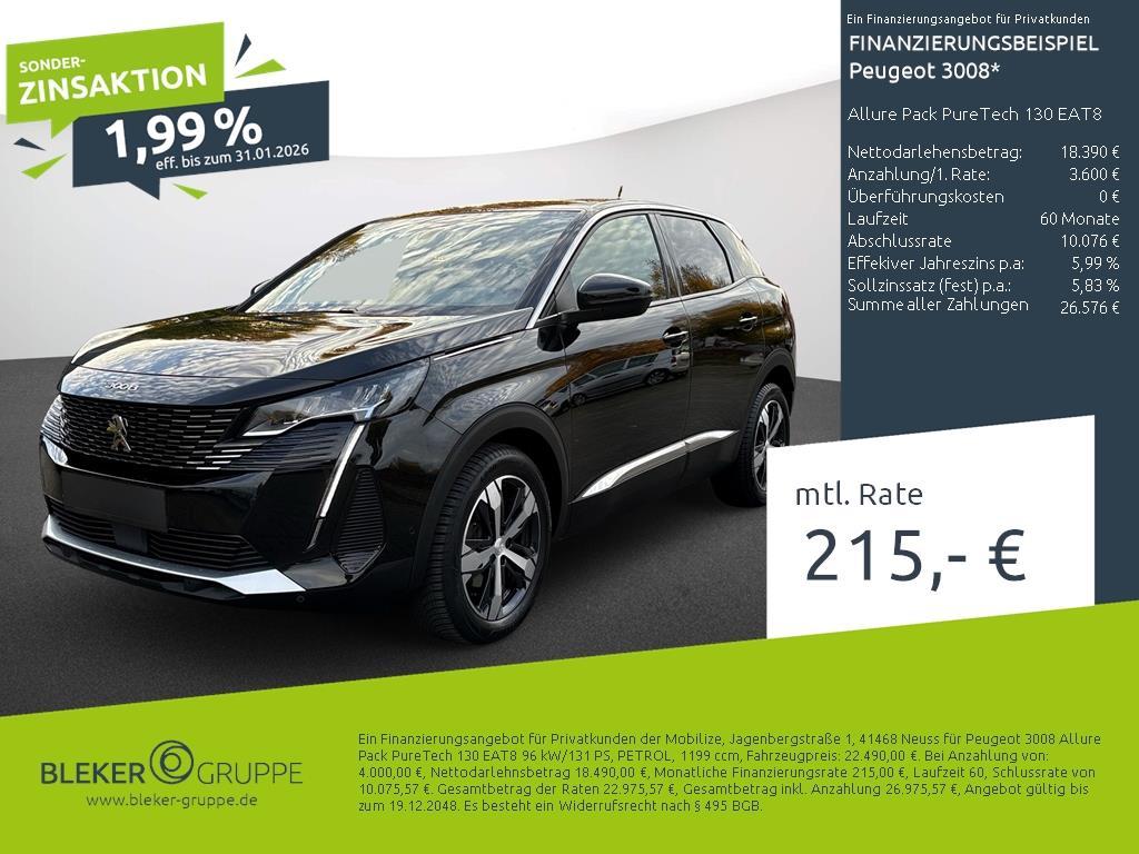 Peugeot 3008 Allure Pack PureTech 130 EAT8