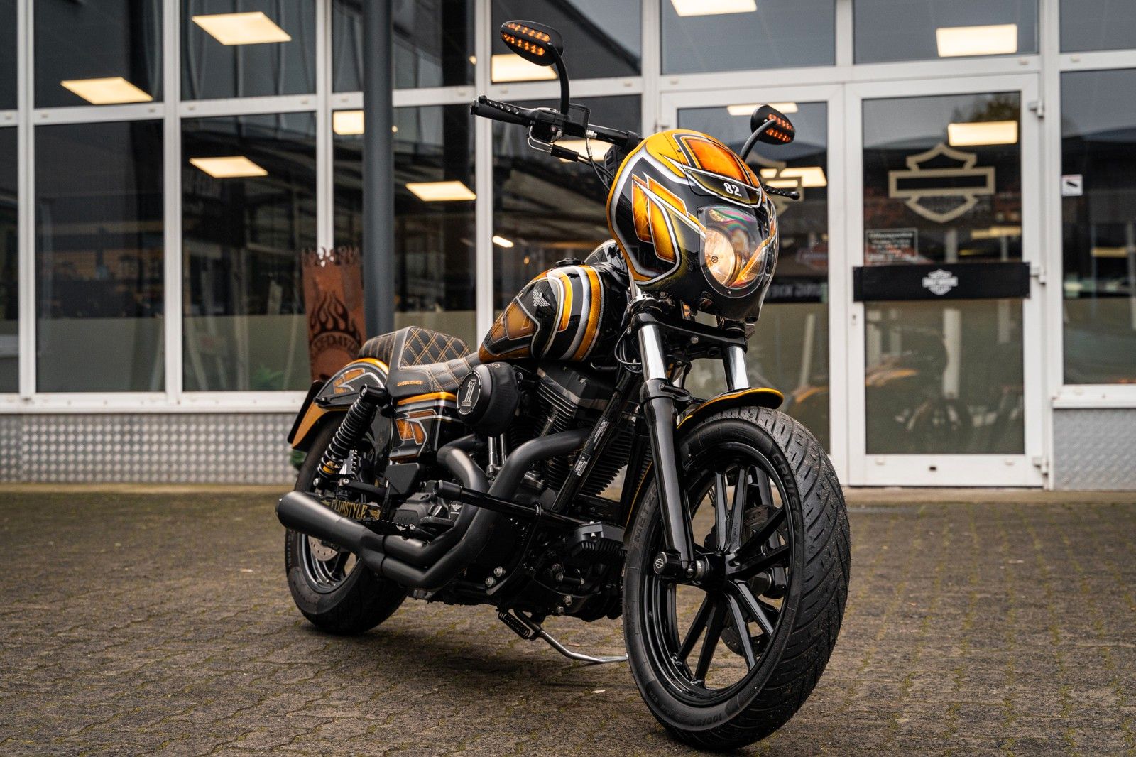 Fahrzeugabbildung Harley-Davidson Dyna Street Bob Ltd. Heinz Bikes Clubstyle 1of1