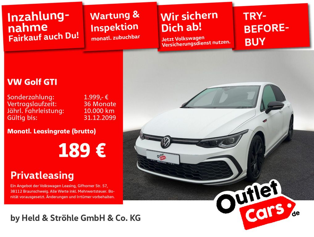 Volkswagen Golf VIII GTI TSI DSG BLACK IQ-LIGHT AHK R-KAM