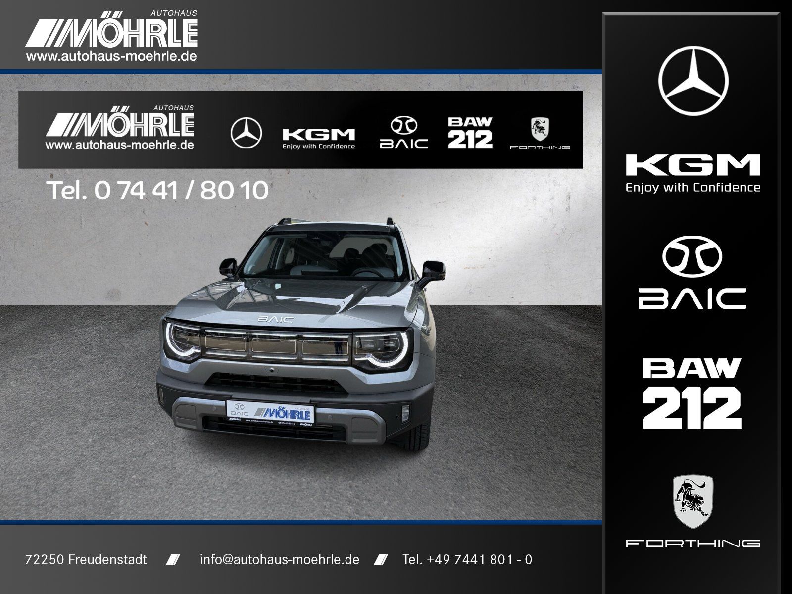 BAIC BJ30 4WD HEV Panorama-SHD 360° Kamera LED PDC