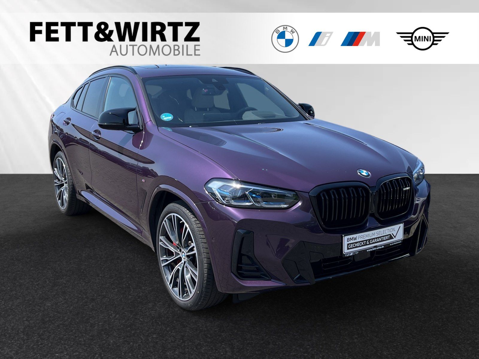 BMW X4 M40d Inkl. € 1.190 Zubehörbonus*Daytonaviolet